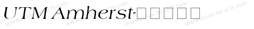 UTM Amherst字体转换
